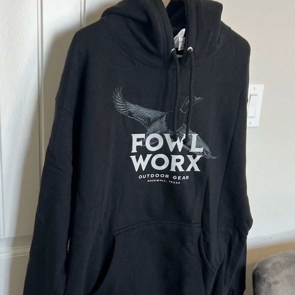 Black Hoodie for Men - Picture 3 of 6